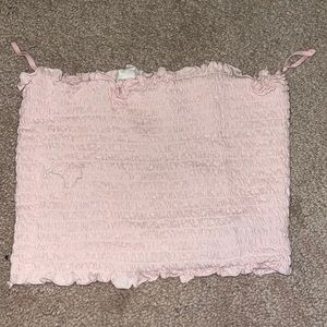Light pink garage tube top